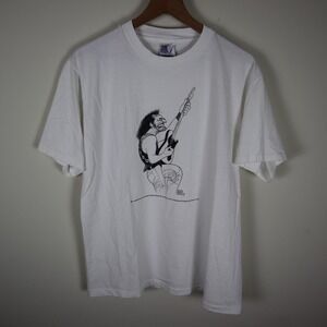 Vintage Bruce Springsteen Al Hirschfeld Shirt Art Rare Drawing Large 20.5x27